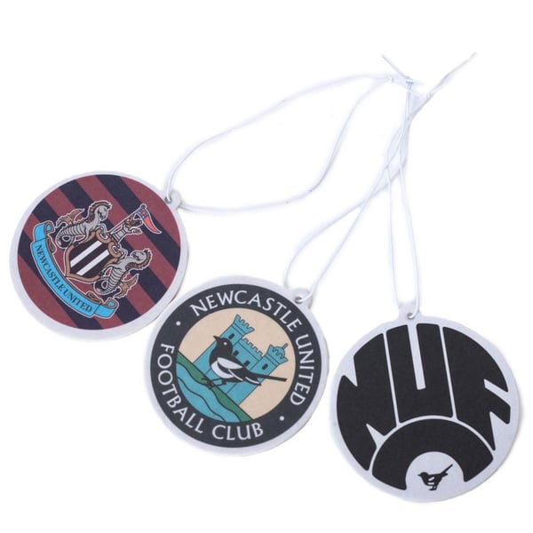 Newcastle United FC Retro Air Freshener (Pack of 3)