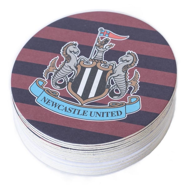 Newcastle United FC Retro Beer Mat (Pack of 15)
