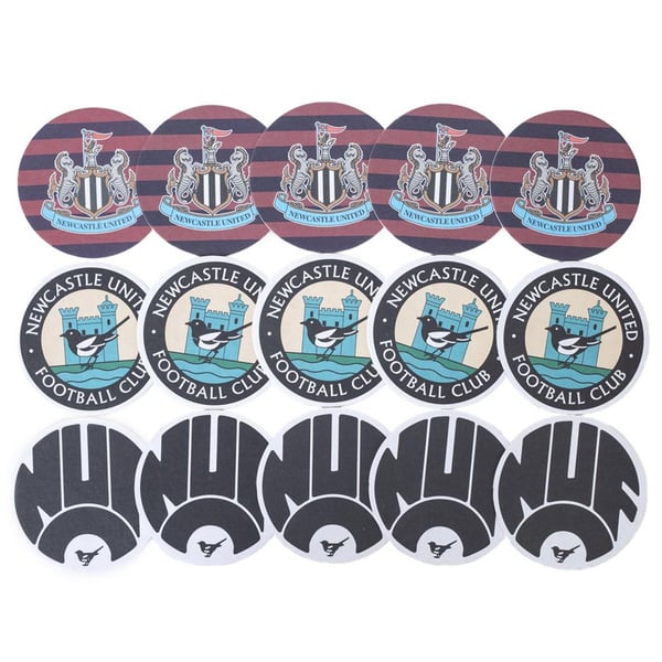 Newcastle United FC Retro Beer Mat (Pack of 15)