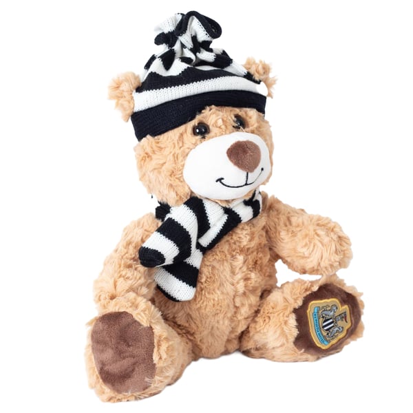 Newcastle United FC Hat Scarf Teddy Bear