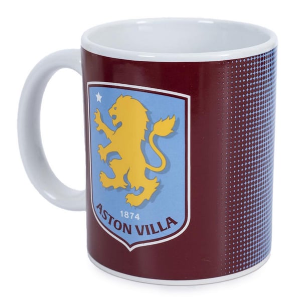 Aston Villa FC Halftone Logo 315ml Mug