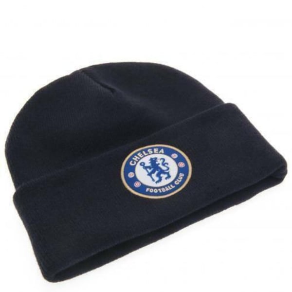 Chelsea FC Official Adults Unisex Turn Up Knitted Hat