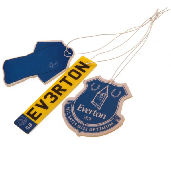 Everton FC Air Fresheners (Pack Of 3)