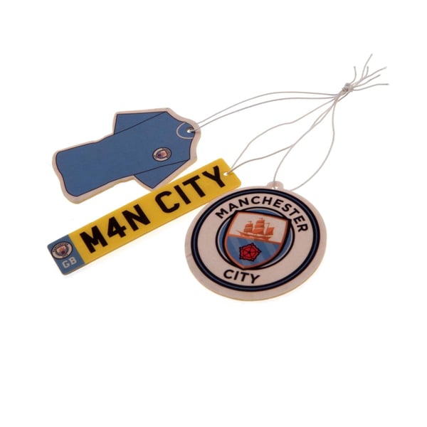 Manchester City FC Air Fresheners (Pack Of 3)