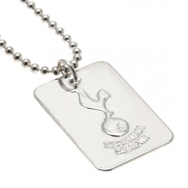 Tottenham Hotspur FC Silver Plated Dog Tag And Chain