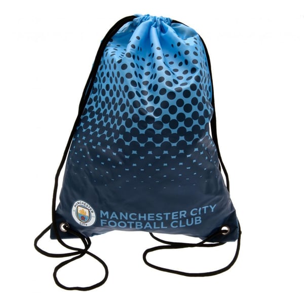 Manchester City FC Fade Design -kiristysnyörillinen jumppakassi