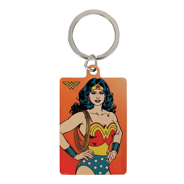 DC Comics Wonder Woman nøglering i metal