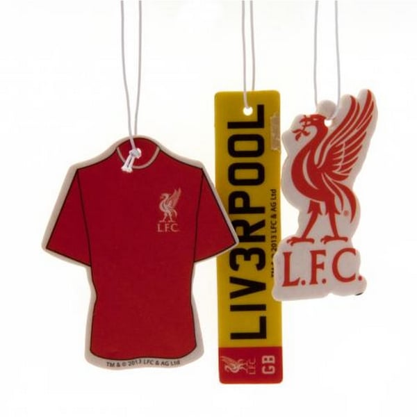 Liverpool FC Air Fresheners (Pack Of 3)