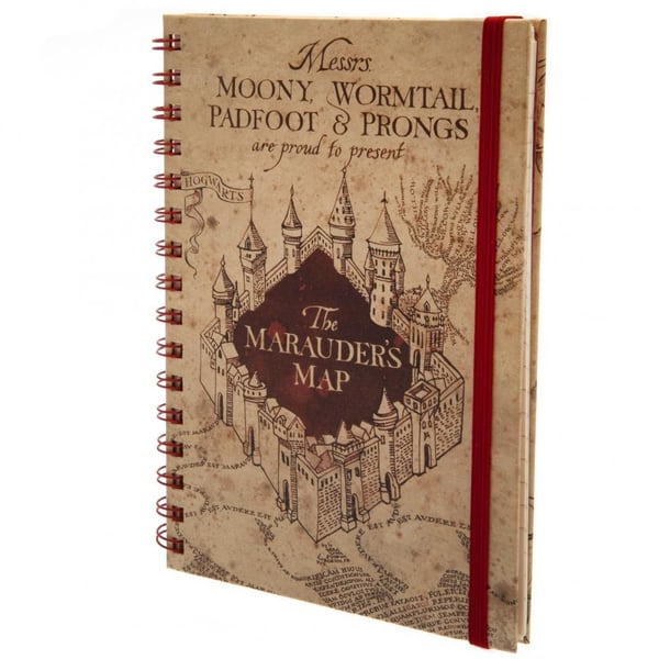 Harry Potter Marauders kort notesbog