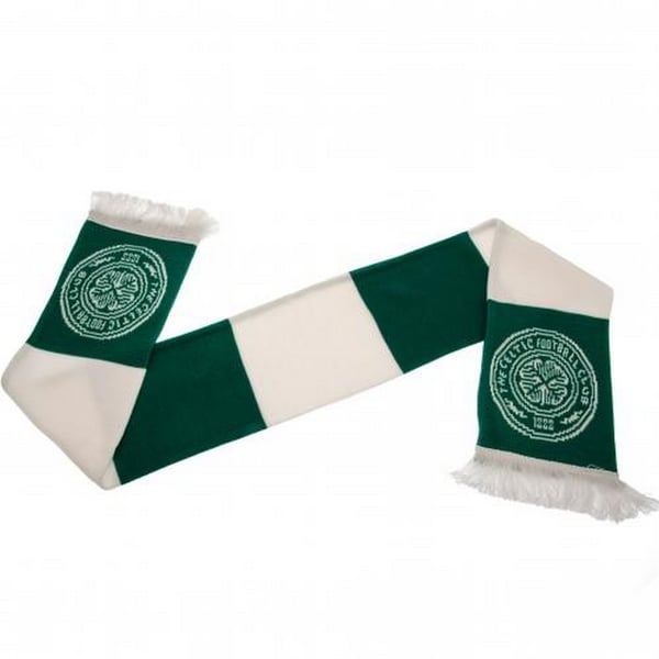Celtic FC Adults Unisex Bar Scarf