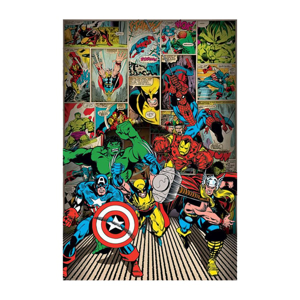 Marvel Comics Heroes plakat