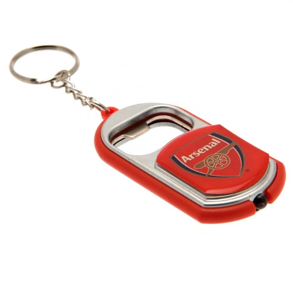 Arsenal FC Nyckelring med ficklampa och flasköppnare