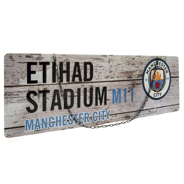 Manchester City FC Rustik plakette
