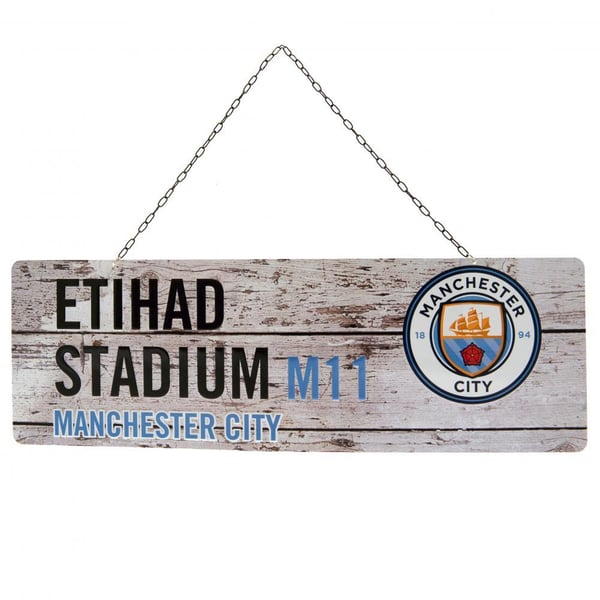 Manchester City FC Rustik plakette