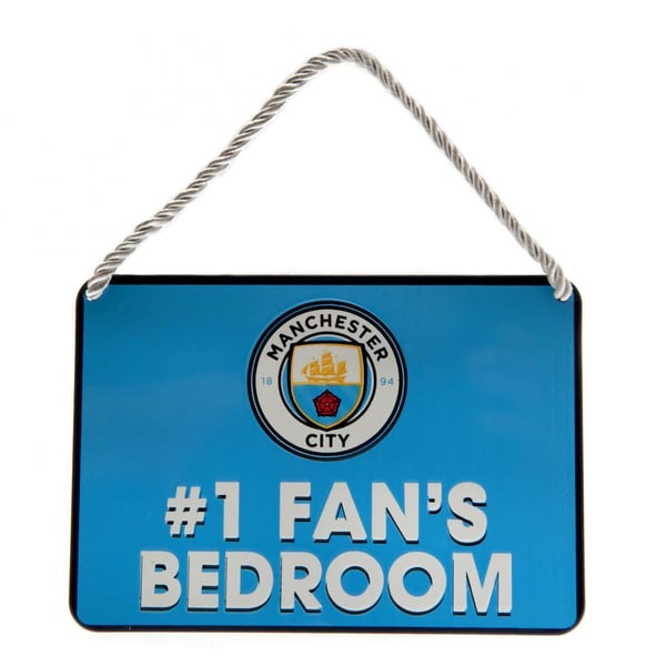 Manchester City FC Officielt skilt til soveværelse nr. 1-fan