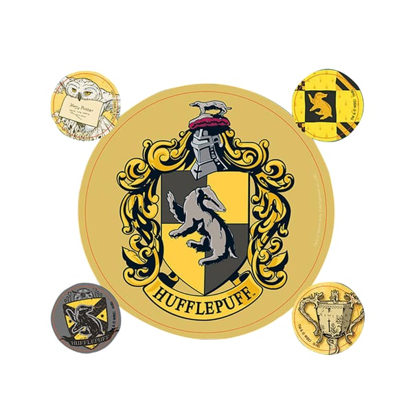 Harry Potter Hufflepuff klistermærker
