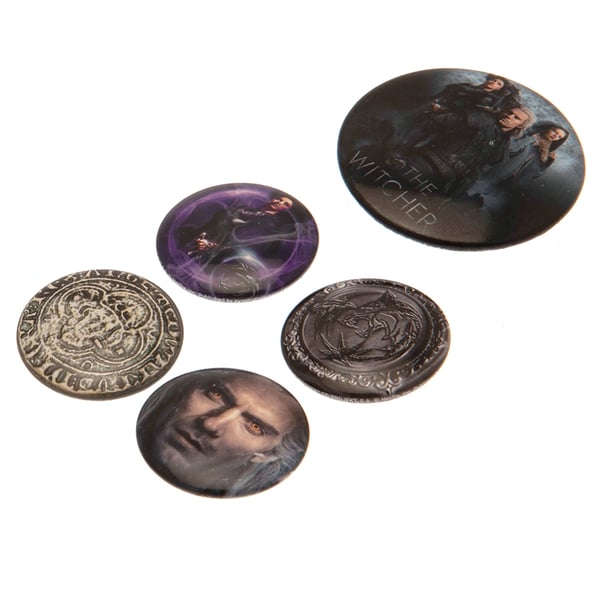 The Witcher Button badge sæt