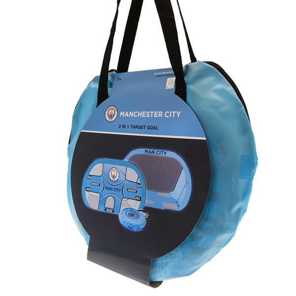 Manchester City FC Crest Pop Up Football Goal