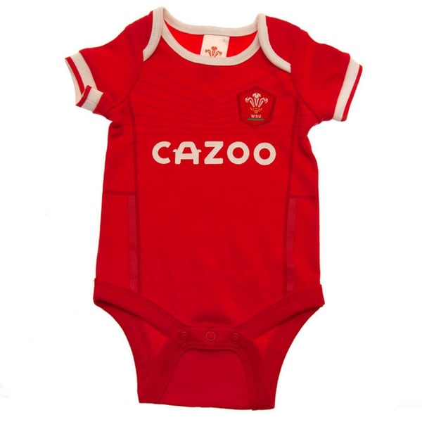 Wales RU Baby Bodysuit (Pack of 2)