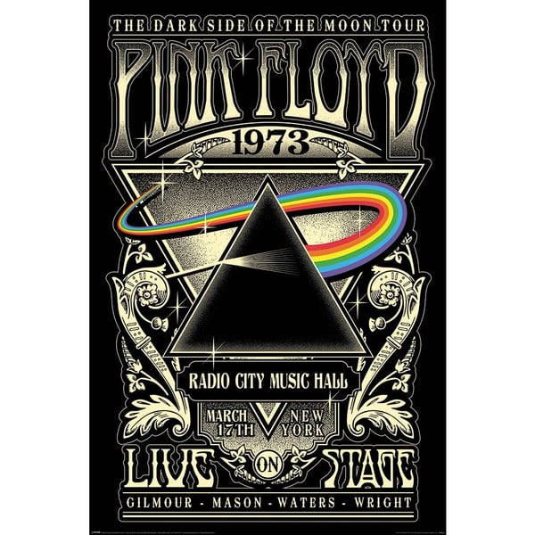 Pink Floyd Mørk side af månen plakat