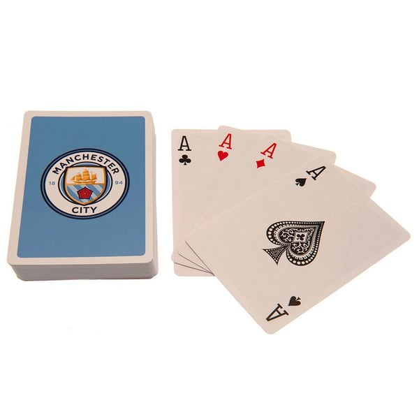 Manchester City FC Spelkortlek med klubbmärke