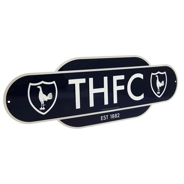 Tottenham Hotspur FC Retro Hanging Sign