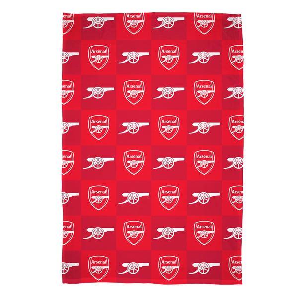 Arsenal FC Rutig Fleecefilt i Polyester