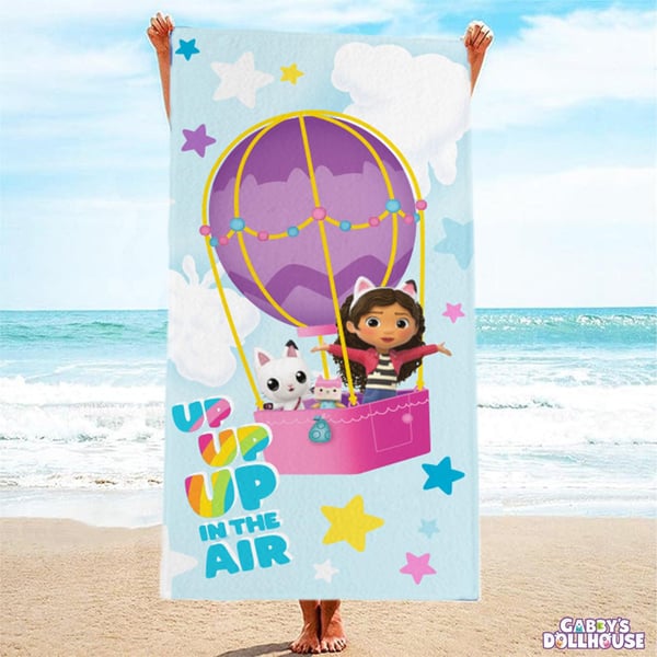 Gabby´s Dollhouse Childrens/Kids Up Up The Air Cotton Towel