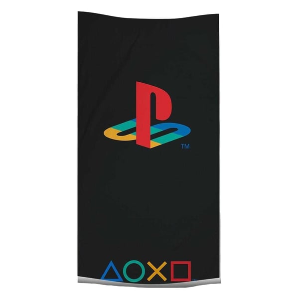 Playstation Retro Logo Badhandduk