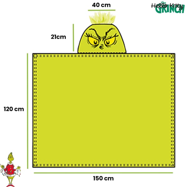 Grinch Lasten/Nuorten Käärehuppari
