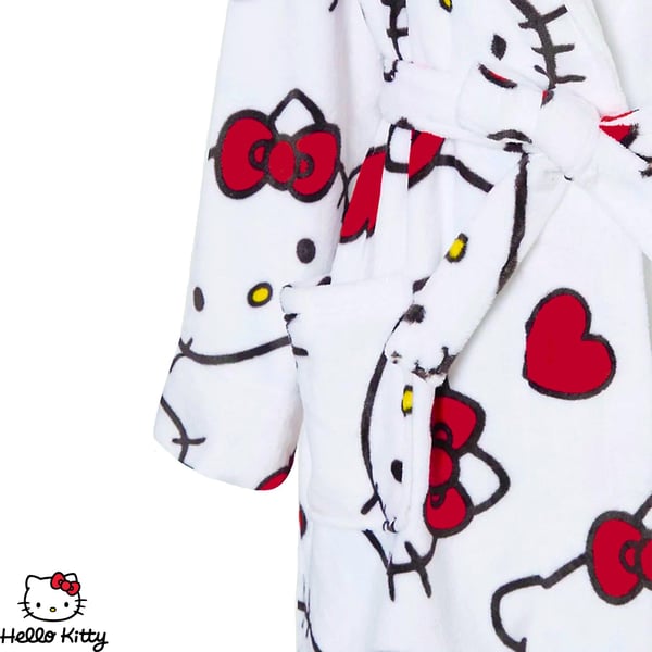 Hello Kitty naisten 3D-korvallinen fleecetakki