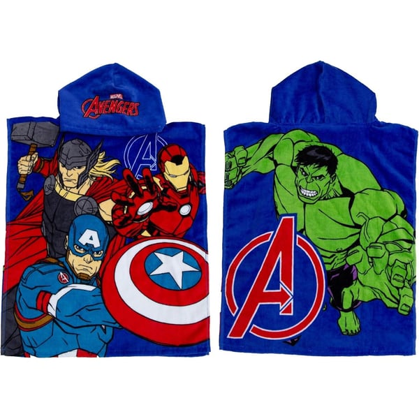 Marvel Avengers Lets Go Handduk med huva
