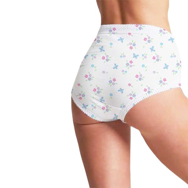 Harte & Soul Womens/Ladies Floral Briefs (Pack of 6)