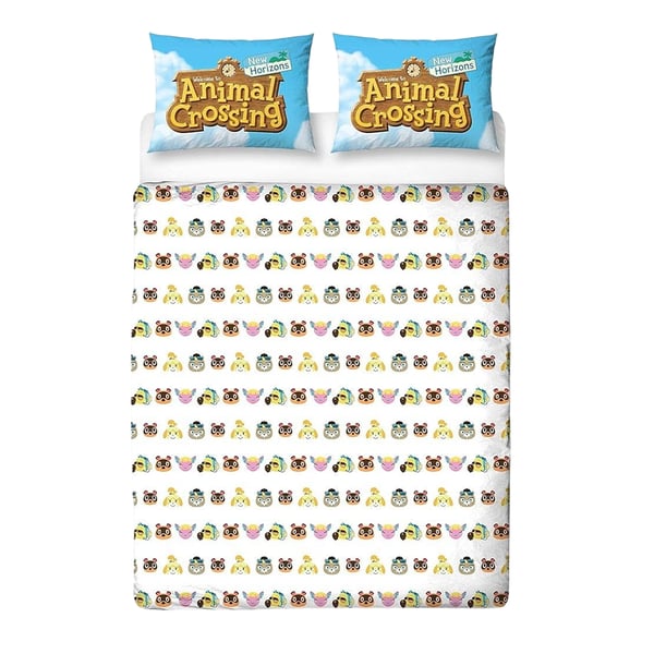 Animal Crossing Beach Reversible Duvet Set (Pack of 2) Animal Crossing Beach Reversible Duvet Set (Pack of 2)