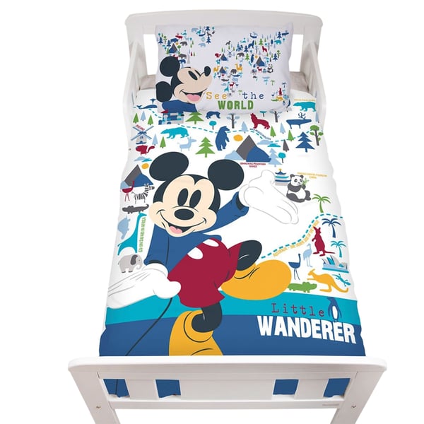 Mickey Mouse Vändbart Påslakanset