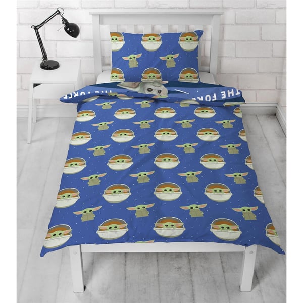 Star Wars Mandalorian Baby Yoda Reversible Duvet Set