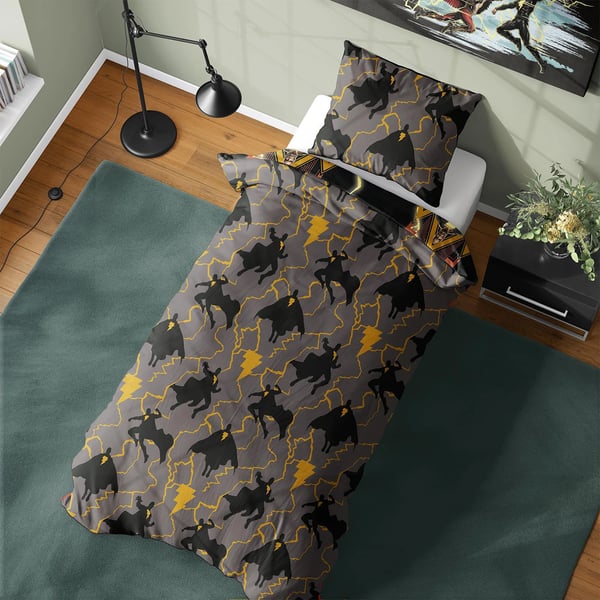 Black Adam Reversible Duvet Set