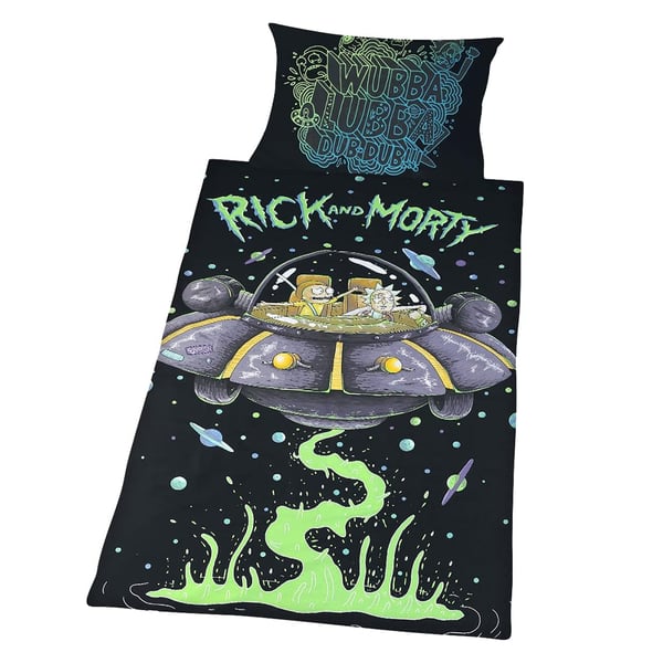 Rick And Morty UFO Reversible Duvet Set