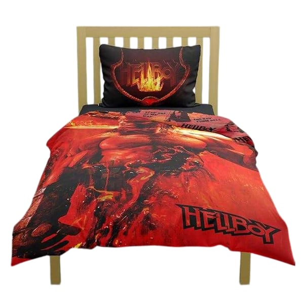 Hellboy Legendary AF Vändbart Påslakanset