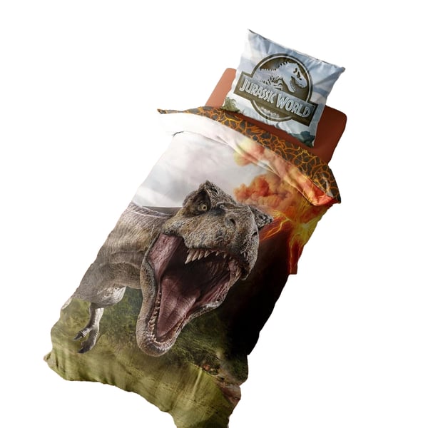 Jurassic World T-Rex Vändbart Påslakanset