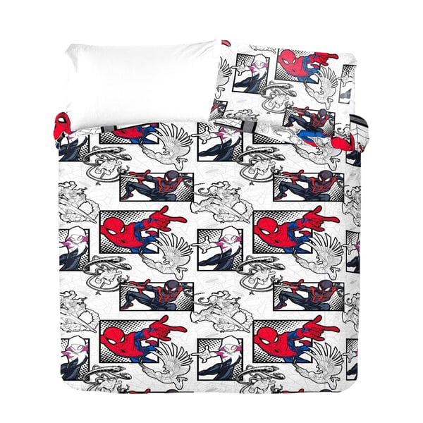 Spider-Man Comic Strip Reversible Duvet Set