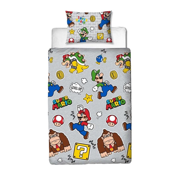 Super Mario Reversible Duvet Set