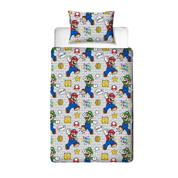 Super Mario Vändbart Påslakanset