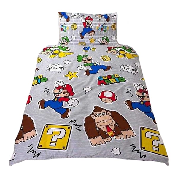 Super Mario Vändbart Påslakanset