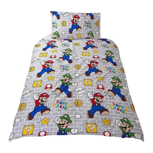 Super Mario Vändbart Påslakanset