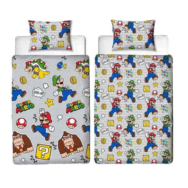 Super Mario Vändbart Påslakanset