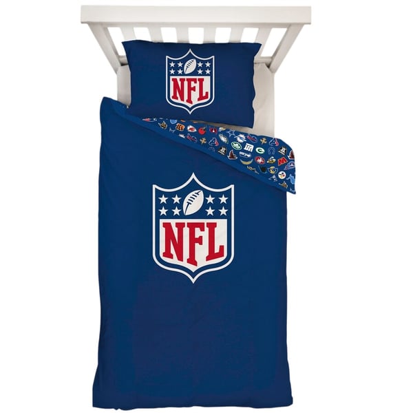 NFL Logo Vändbart Påslakanset