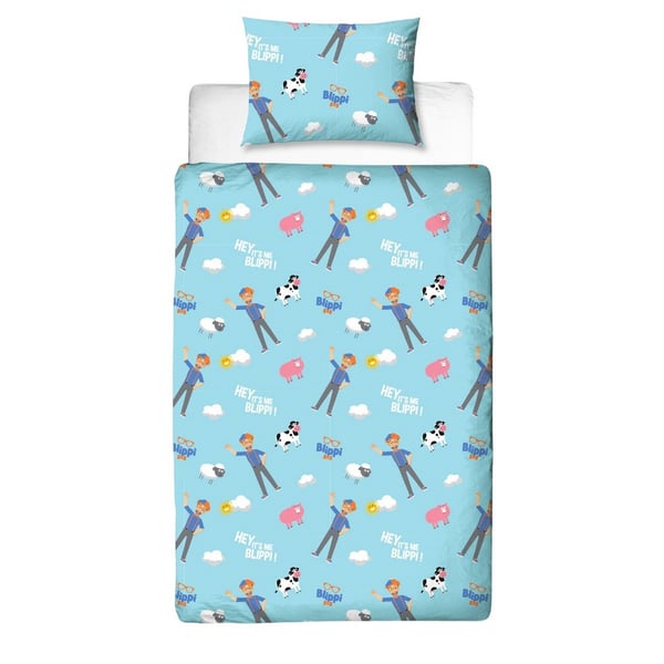 Blippi Digger Adventure And Farm Fun Reversible Duvet Set