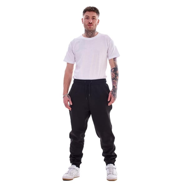 Keanu Mens Cotton Blend Slim Jogging Bottoms (Pack of 2)
