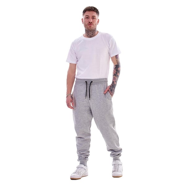 Keanu Mens Cotton Blend Slim Jogging Bottoms (Pack of 2)